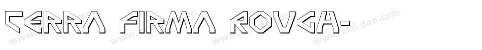 Terra Firma Rough字体转换